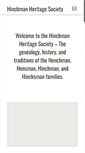 Mobile Screenshot of hinchman.org